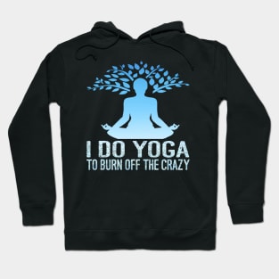 I Do Yoga To Burn Off The Crazy Hoodie